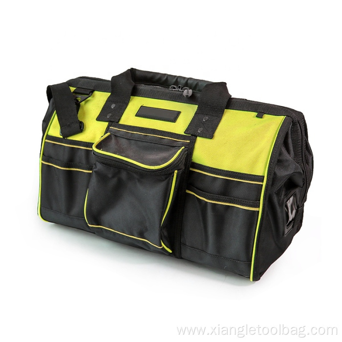 Multifunction Zipper Canvas Portable Capacity Work Tool Bag